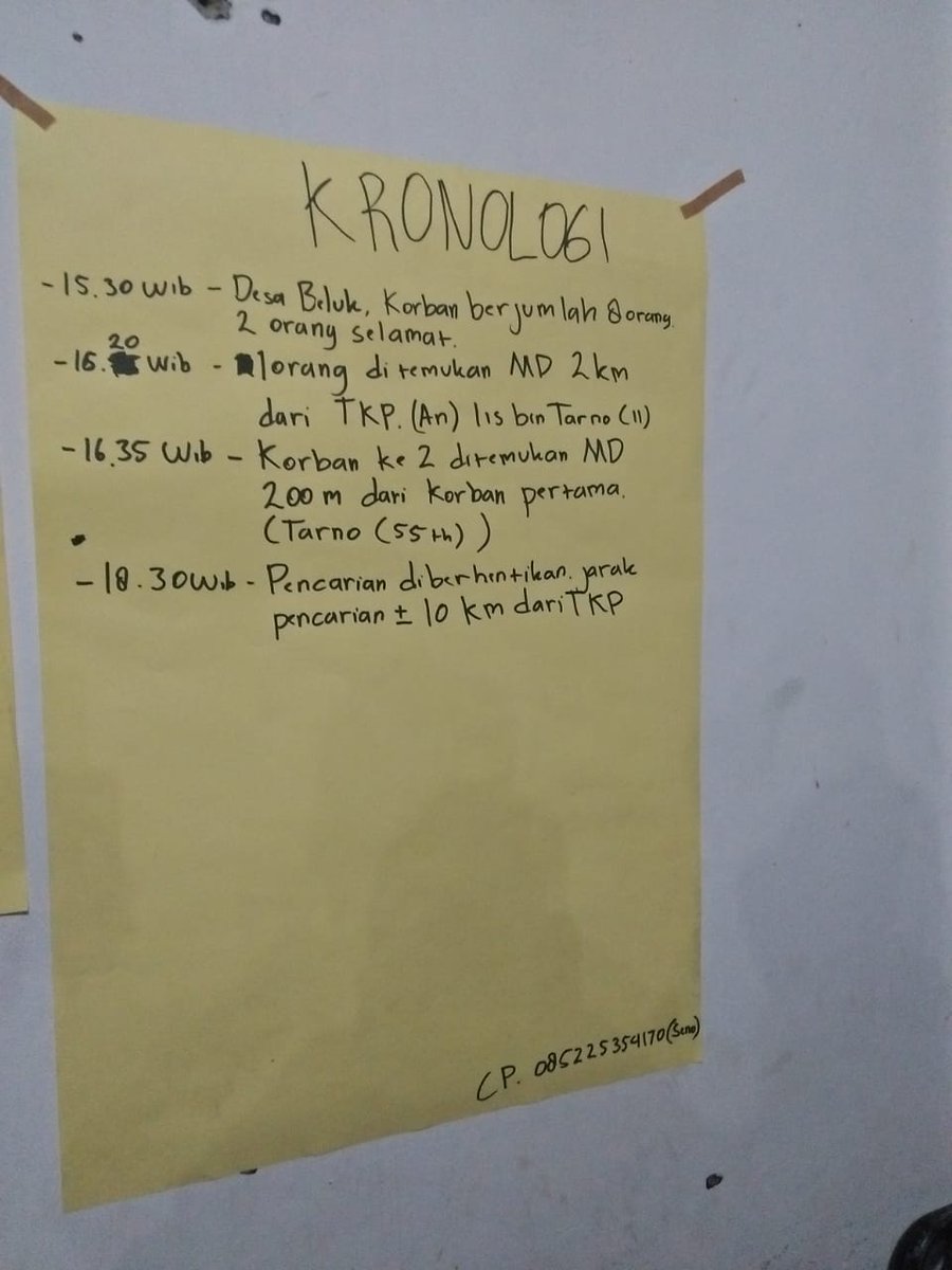 BpbdPemalang's tweet photo. Rabu 24 April 2019, terjadi bencana banjir bandang pkl 15.30 WIB di Kali Jasa Desa Beluk, Belik_Pemalang yg mengakibatkan 8 org warga hanyut. 4 MD an. Tarno (55), Iis (11), Diki (11) &amp; Fatir (11). 2 Selamat an. Fajar (7) &amp; Indra (10). 2 blm ditemukan an.Rahma (11) &amp; Tendi (11). https://t.co/YdUsjqYcrl