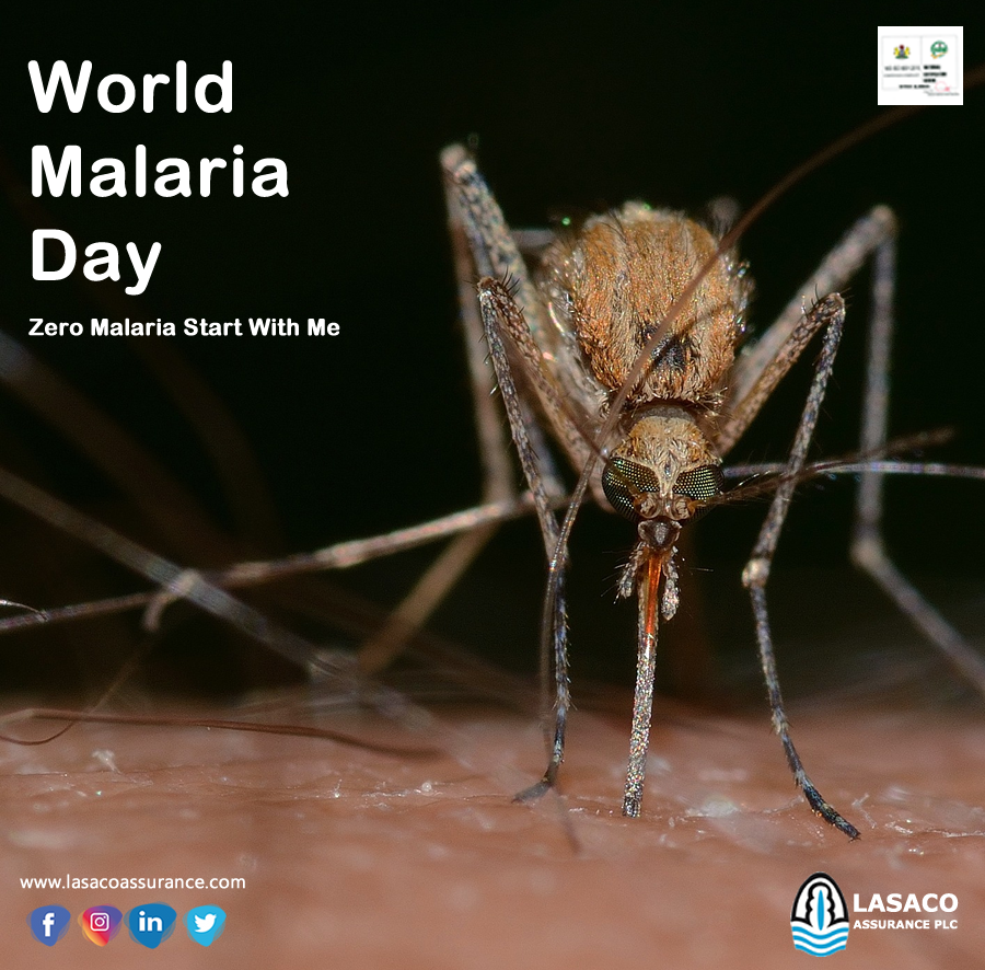 LASACOAssurance's tweet photo. #WorldMalariaDay is being observed today across the globe. Let's come together to end #Malaria.
#LASACOCare #EndMalaria #ZeroMalariaStartsWithMe #ZeroMalaria https://t.co/fonrIBAAMY