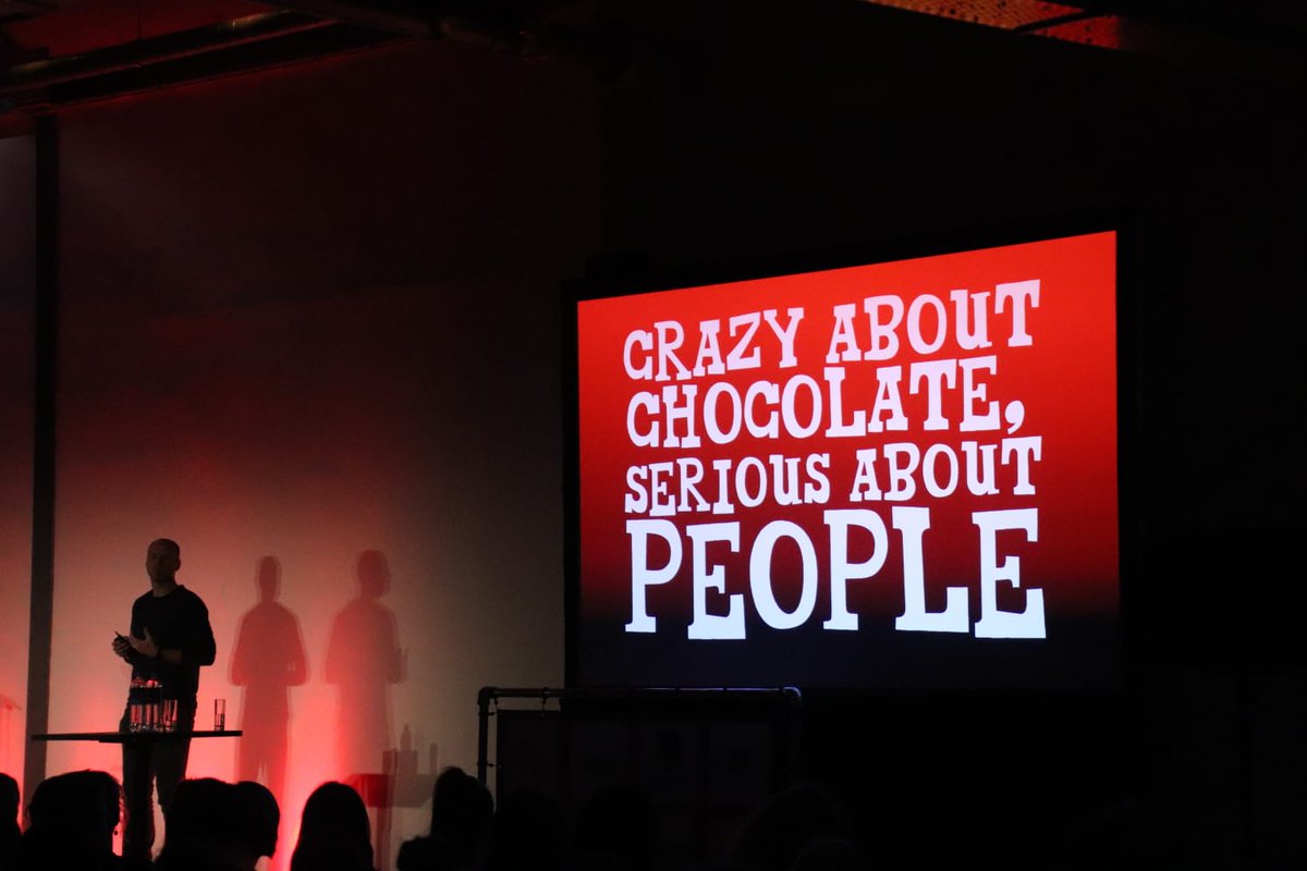 Crazy about chocolate, serious about people! 🍫 Henk Veldman over het inspirerende verhaal van <a href="/TonyChocolonely/">tonyschocolonely</a> #cdc19