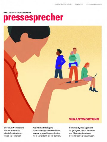 KOM_Magazin's tweet photo. Der neue Print-#pressesprecher ist da! https://t.co/FeB7g2FXXo

Es geht um #Verantwortung - u.a. bei KI, bei Sprache und bei Influencern. Außerdem: Großes Praxis-Extra Newsrooms.

Kompetente Gastautoren u.a. @annegrabs @SchreyerStephan @mirjam_stegherr @neverevertown 
@ABSieber https://t.co/OKbMcaUqE5