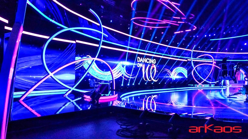 ArKaos's tweet photo. When you want to create something grandiose, you need the right tools for the job.
The fine precision of video mapping on the large-scale LED screen, as seen on #DancingonIce Germany is available with #Arkaos 4k #StudioServer.
Discover: https://t.co/3Jm3SfMqeQ https://t.co/4UkjVLgB3K