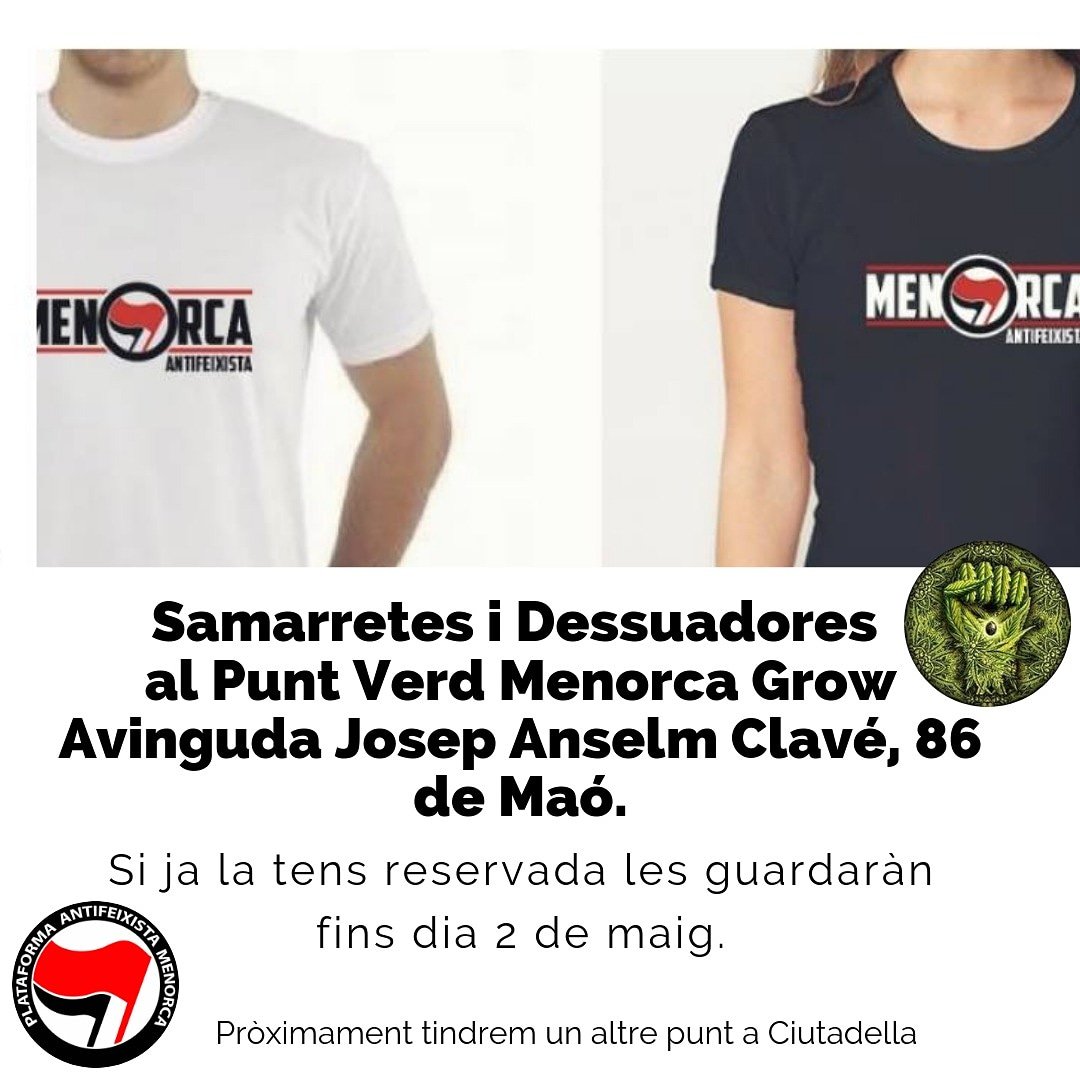 Després de molta feina, s'ha aconseguit! Les samarretes ja estàn disponibles, i també s'ha fet una prova pilot de dessuadores!!! Gràcies per la paciència!! La gent que les tenia reservades, les teniu assegurades fins dia 2 amb el vostre nom!