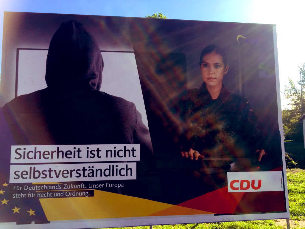 Wahlplakat der CDU