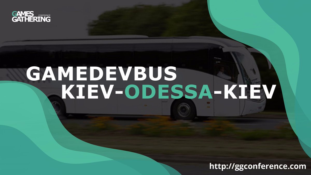 GamesGathering's tweet photo. Мы открываем регистрацию на GameDevBus - трансфер из Киева в Одессу и обратно! Вместе с вами будут ехать лекторы и другие посетители, так что поездка обещает быть увлекательной и веселой!
 
Регистрация: https://t.co/9IcLLRCD6Y https://t.co/YwyKKl6QIq