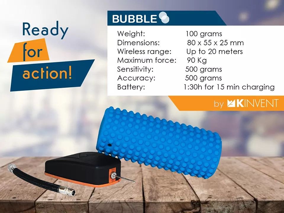 Small, lightweight, mobile and ready for action!
This is the K-FORCE Bubble! 

k-invnet.com