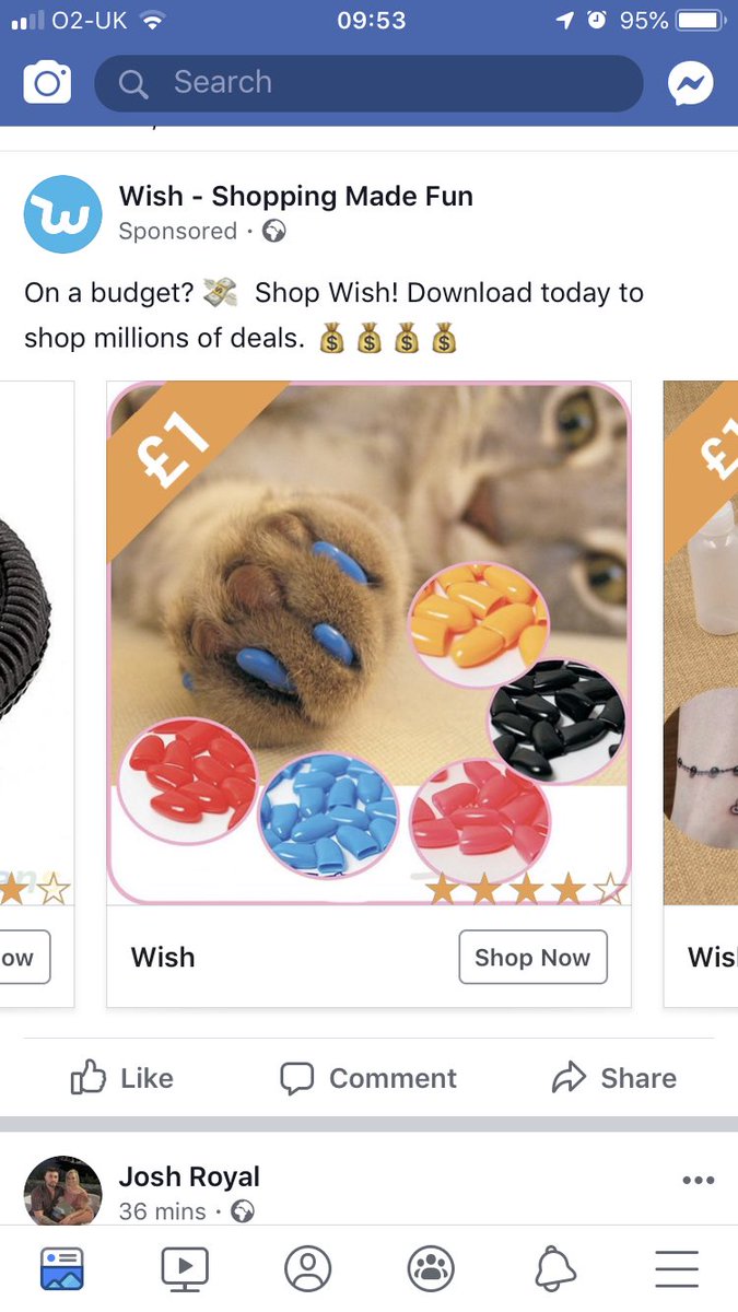 hepsibaps's tweet photo. Is anyone else fully thrown off by the weird shit that comes up on suggested to buy from Wish on 
facebook? extra fingertips? No worries they got u https://t.co/ieo3s8LFTG