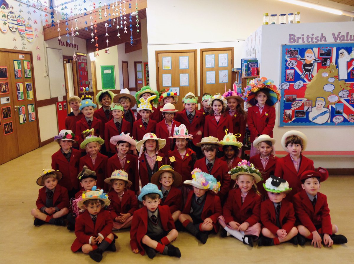 We had our Pre-Prep Easter Bonnet Parade in Assembly this morning. #Easter