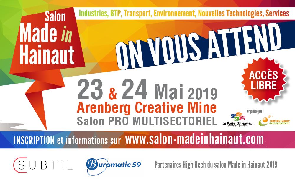 fandvl's tweet photo. A vos agendas !
Venez nous rendre visite sur notre stand pour découvrir  l'écran interactif "Multifonction de Communication" Csubtil
#MIH #Madeinhainaut
#arenbergcreativemine #CavesEV
Obtenez votre badge visiteur gratuit en suivant ce lien : https://t.co/J1yfQ1vqA3 https://t.co/G0VBd1vjdc
