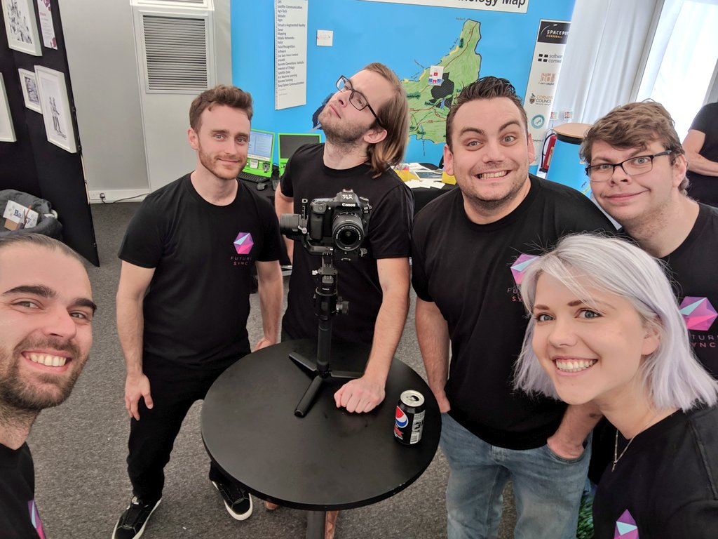 FutureSyncConf's tweet image. Massive thanks to our volunteer and media team for all the help today.
Couldn't do it without you!