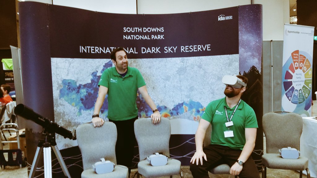 sdnpa's tweet photo. We're at #BigBangSolent today with our Dark Skies VR headsets, ready to meet the scientists, engineers and inventors of the future.
#STEM @EBPSouth https://t.co/643gFFOLed