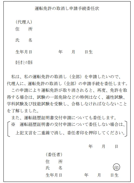 運転免許証を自主返納するともらえる運転経歴証明書！知らない人も多いのでは？