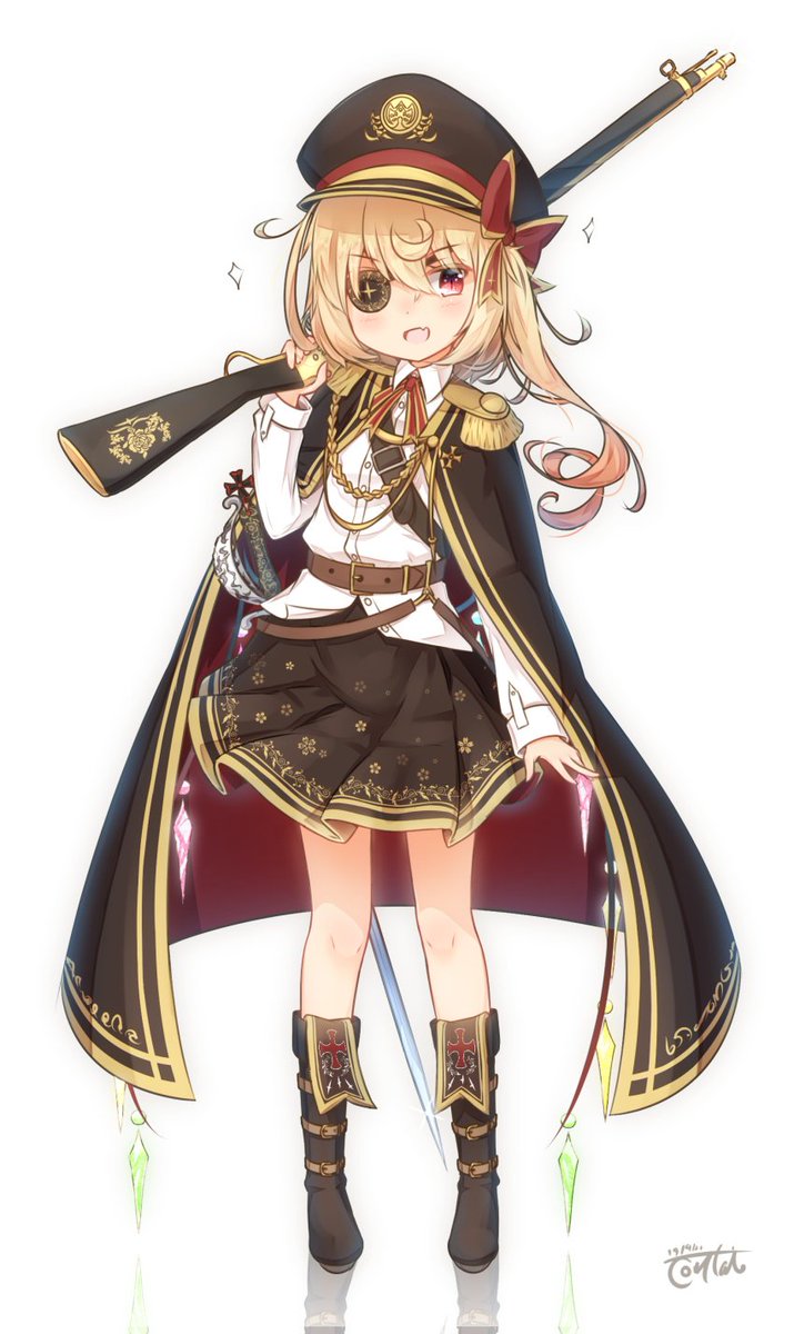 藤原ﾉこーりー No Twitter 東方の軍服フランちゃんです
