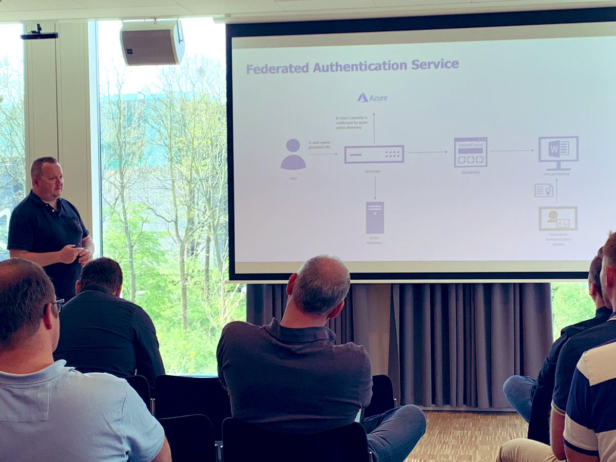 EUCtechdk's tweet photo. @mbp_netscaler delivers again an AWESOME session about conditional access with @citrix ADC and @azure MFA - #CTA #security 🇩🇰 #MicrosoftDK https://t.co/DgjTVYS8ps