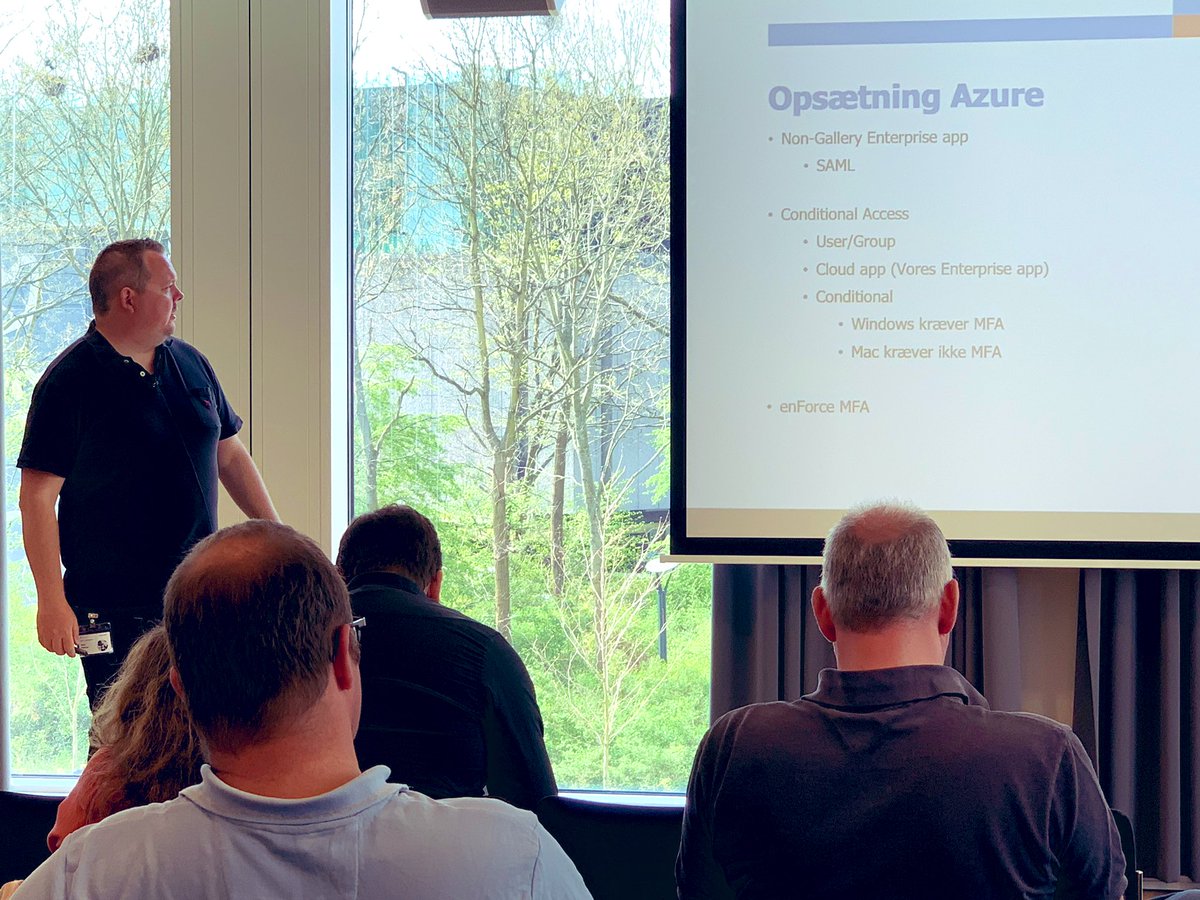 EUCtechdk's tweet photo. @mbp_netscaler delivers again an AWESOME session about conditional access with @citrix ADC and @azure MFA - #CTA #security 🇩🇰 #MicrosoftDK https://t.co/DgjTVYS8ps