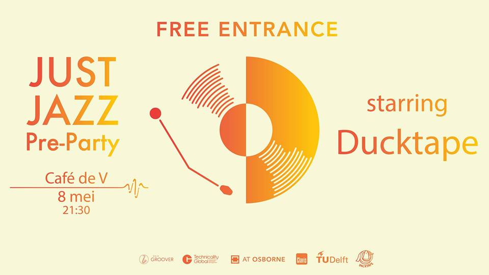 Ook dit jaar heeft Just Jazz weer een pre-party. Dit keer op 8 mei in Café de V! Komt allen genieten van live muziek en een borrel en kom vooral alvast in de Just Jazz sferen!