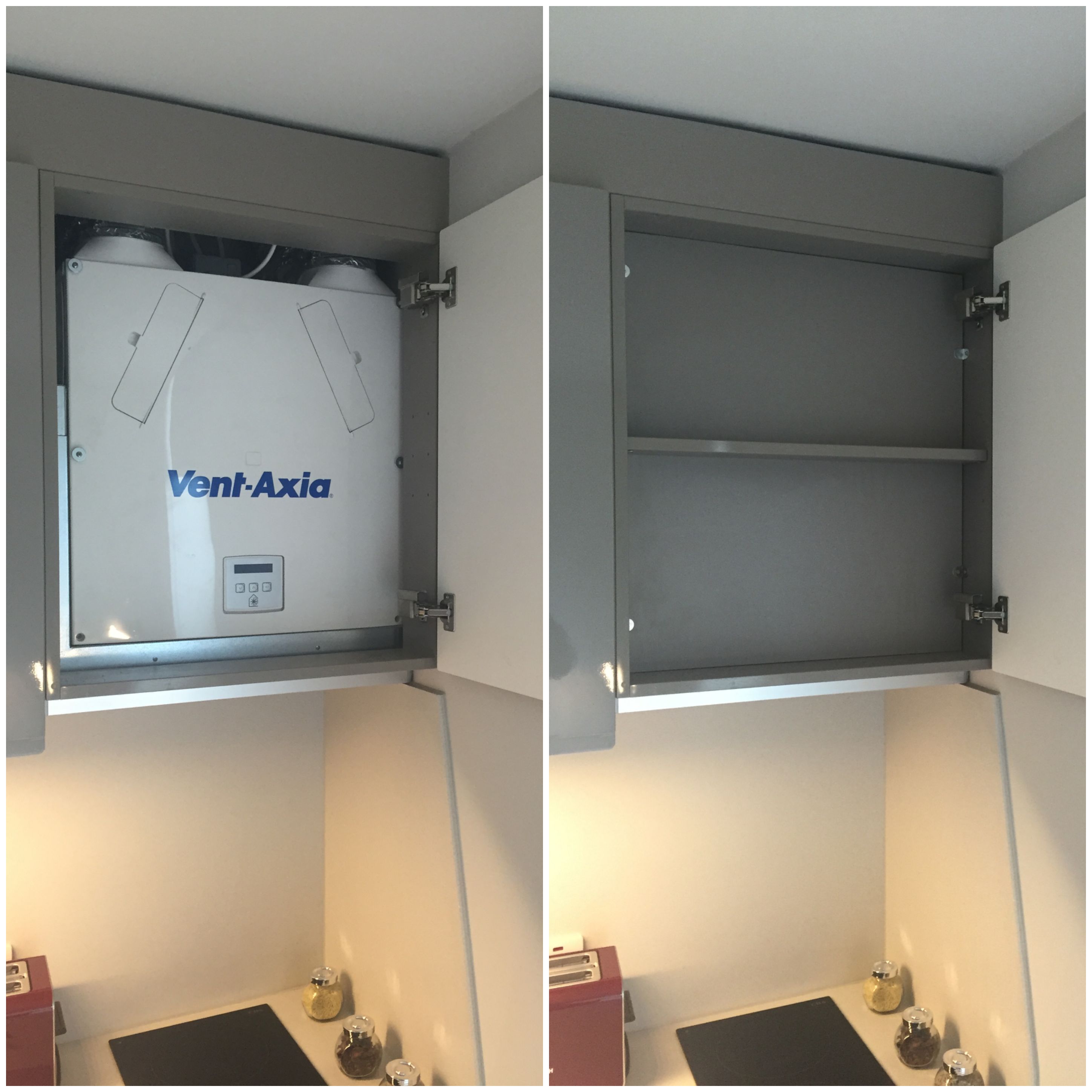 Vent axia cooker hood outlet