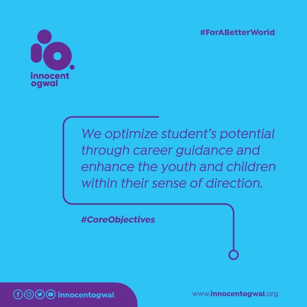 innocentogwal's tweet photo. As a way of helping them to plan for the future, we optimise student's potential through career guidance so as to enhance their sense of direction #ForABetterWorld. 

#BraveMinds https://t.co/GIthLvIwS4