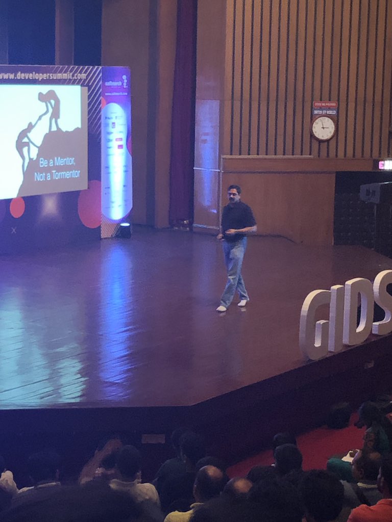 SoleilFils's tweet photo. Nurture your team #VenkatSays #GoodArchitect #gids19 https://t.co/pspS8vi1Vv