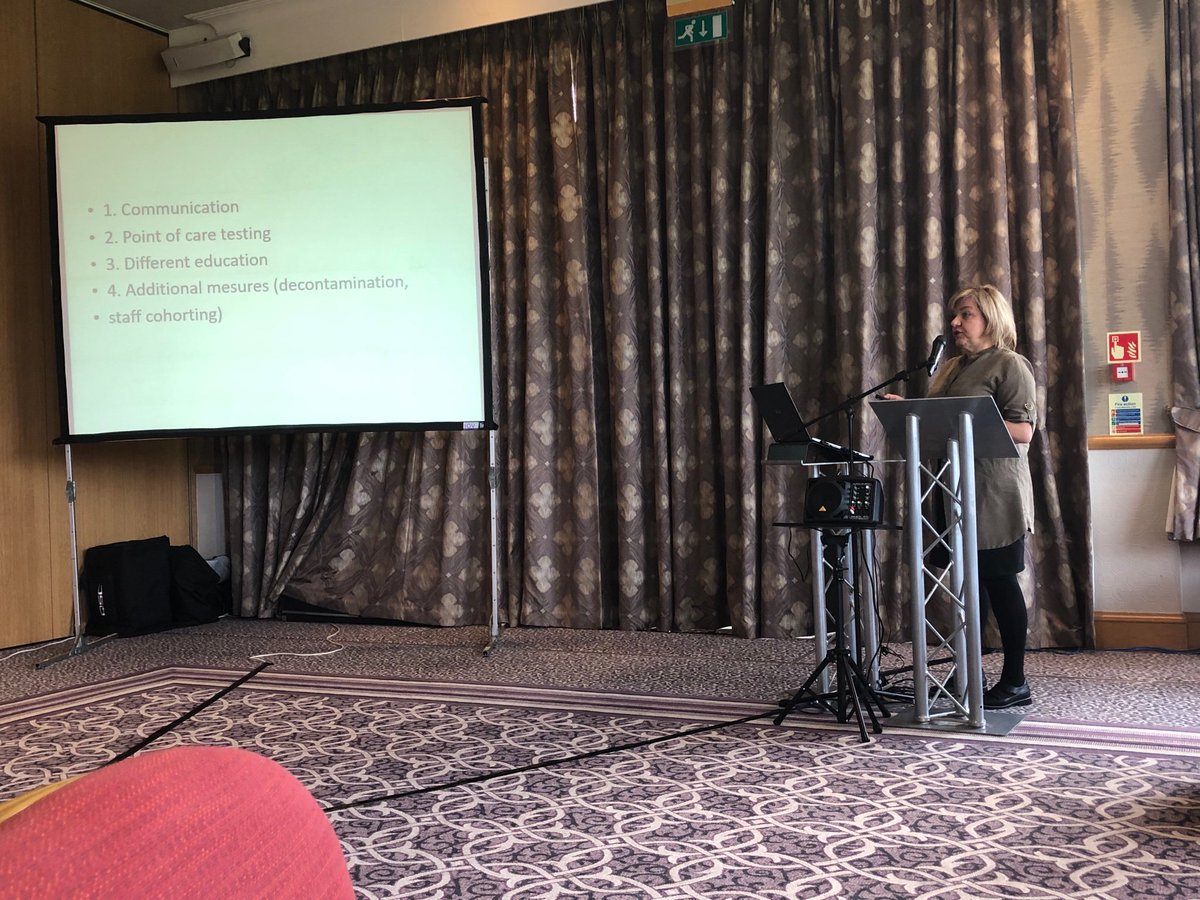 annchal01's tweet photo. #NHSHighland19  Dr Vanda Plecko talks about her experience with outbreaks https://t.co/ifzU3jGCcl