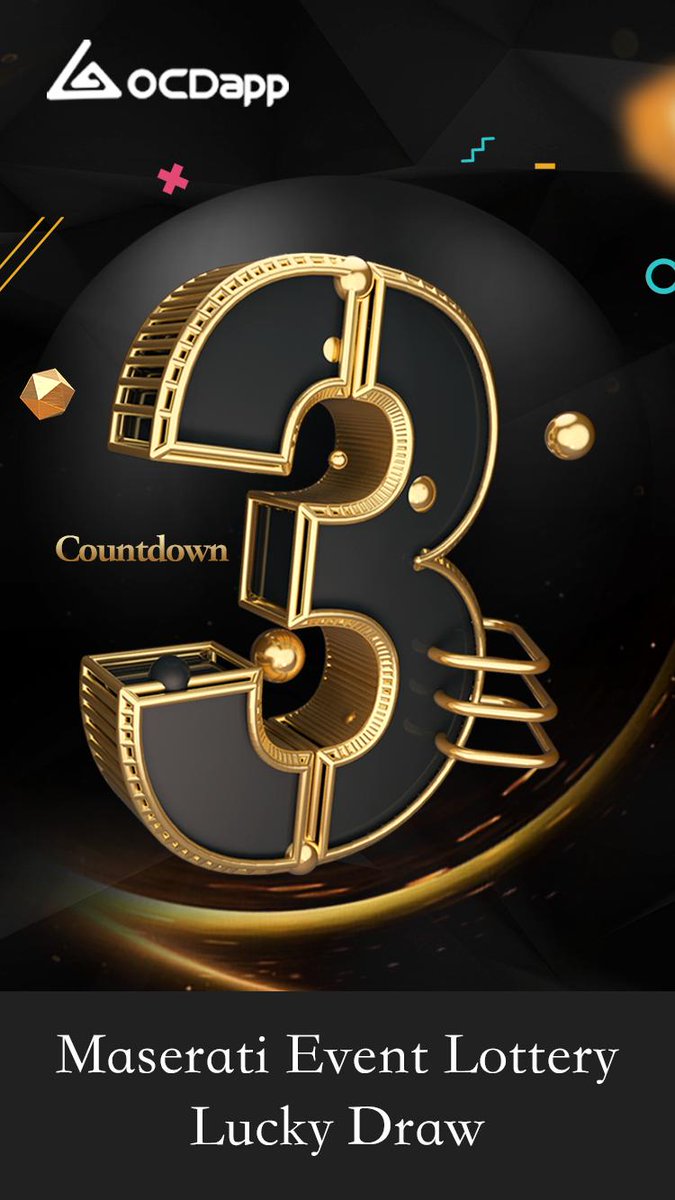OcdApp's tweet photo. Three days left for the lottery lucky draw of Maserati event.
Who will be the lucky guy getting the final big prize: A Maserati Car?
Play Dice and Lucky Satoshi on OCDapp Platform to get yours.
https://t.co/OuBFaHr7Sc
#TRX #OCT
RT this to bring you good luck!😇😇😇 https://t.co/O2H6BRIbip
