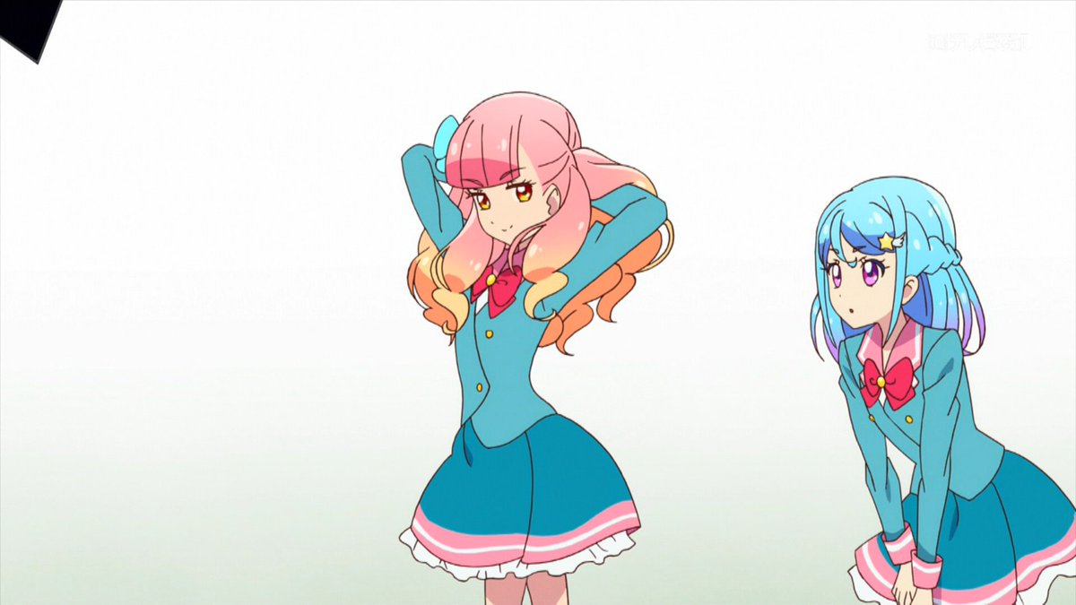 なずなず あいねちんのえっちポーズに中腰で勃起抑えてるマカロン Aikatsu