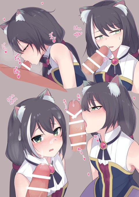 キャルちゃんの舌少しざらざらしてて気持ちいね... 