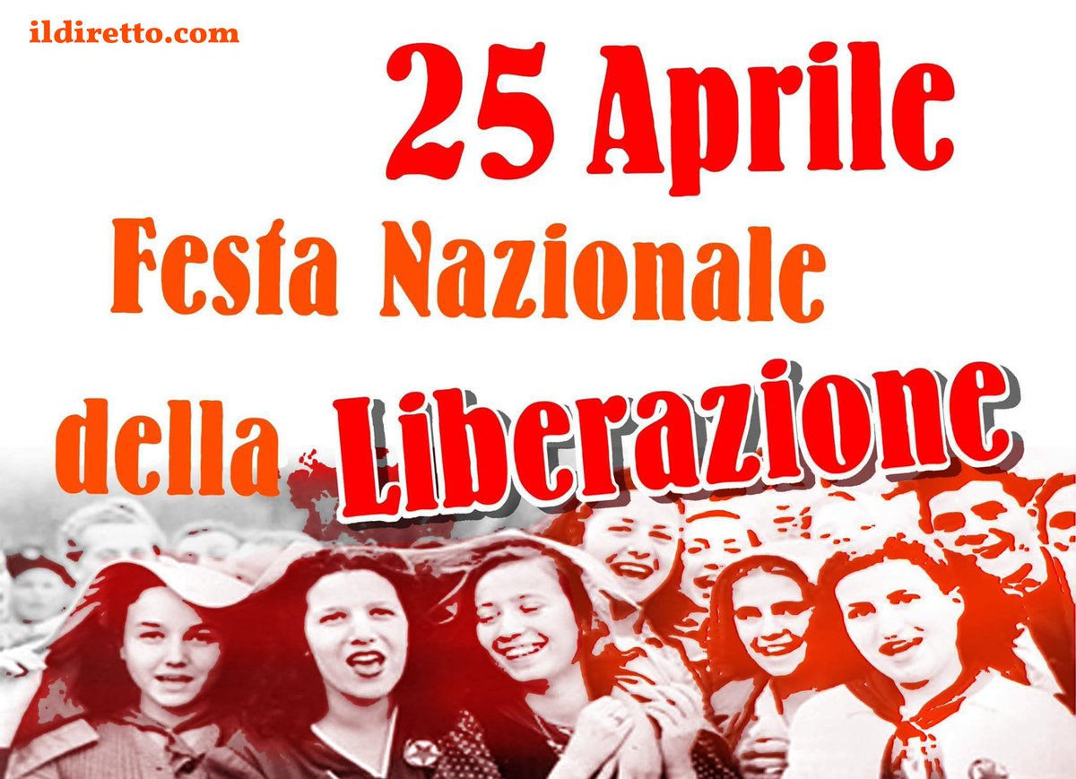 Buon #25Aprile! Felice #FestaDellaLiberazione a tutte e tutti!