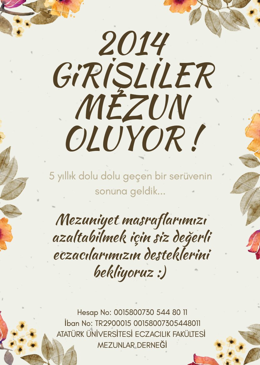 Atatürk Eczacılık (@ataeczacilik) on Twitter photo 