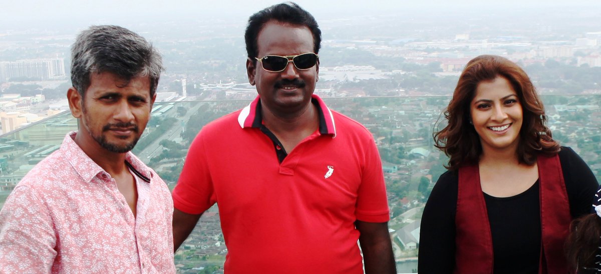 krishnasamy_e's tweet photo. #Chasing #Tamilfilm #Firstschedule Had a great time working with #MakkalSelvi @varusarath wonderful person #sincere #dedicated #actress done amazing performance in #action sequences, especially #carchase shot in busiest streets of #malacca. Tnx dir #Veerakumar entire #cast #crew https://t.co/KqVAYVjpN7