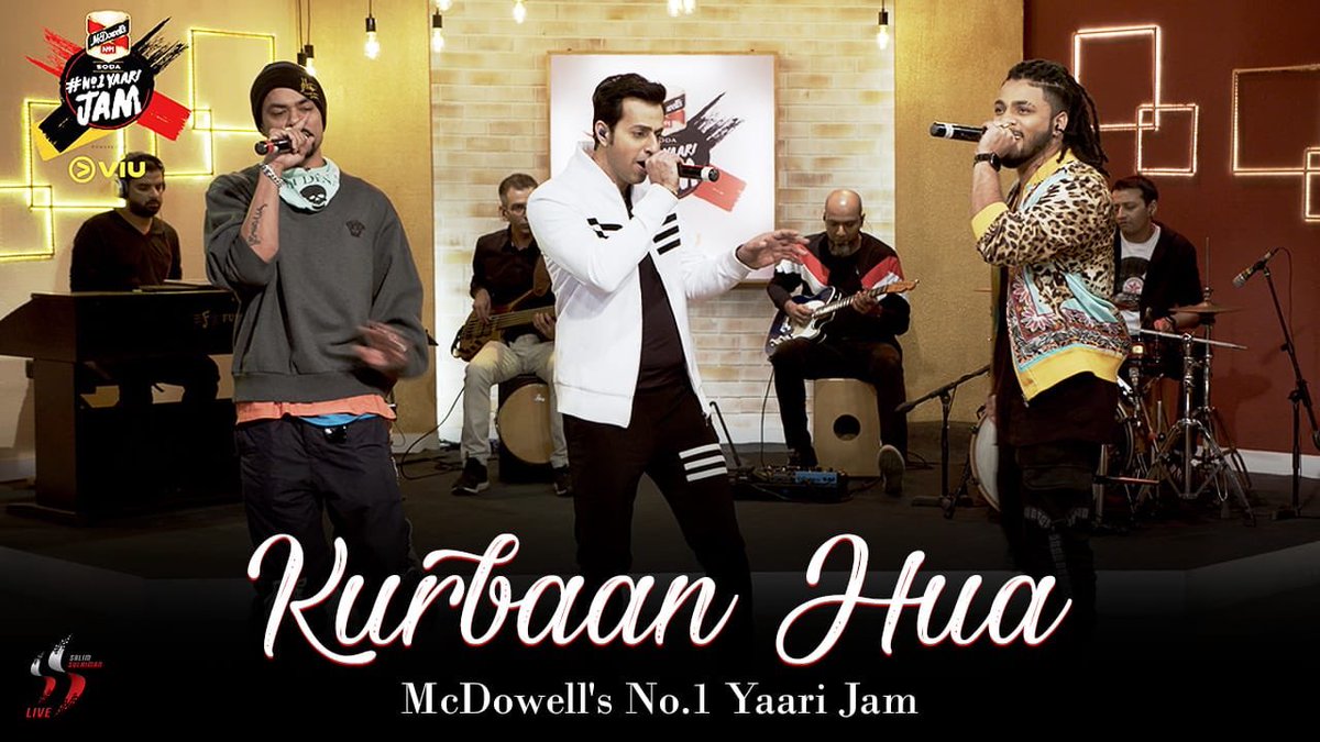 salim_merchant's tweet photo. Kurbaan Hua is out! Featuring the incredible @raftaarmusic &amp; @iambohemia 

https://t.co/38OCtIgjMO

@MyQyuki @Sulaiman @SlimSulaiman @rajpandit17 @Jinx1983 @McDowellsN1 @No1YaariJam https://t.co/BhC5lTO9t6