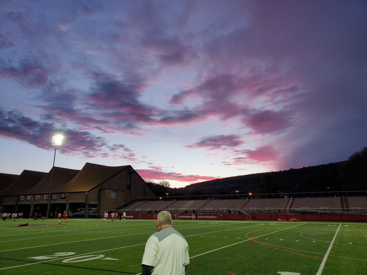 coachjalicea's tweet photo. Early morning views #practice15 #RYFP @Albright_FBall https://t.co/1YQqL7FH65