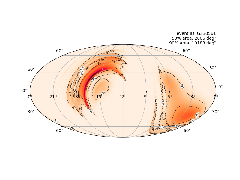 GravWaveAlerts's tweet photo. Signal seen in LIGO/Virgo data:
LIGO/Virgo S190425z: Identification of a GW compact binary merger candidate
See more details at https://t.co/h2ymKAyxFl https://t.co/JVpXTnKNit