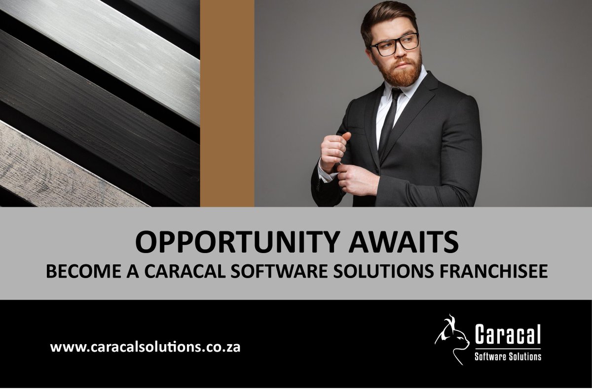 ben_caracal's tweet photo. Opportunity awaits for anyone looking for a sustainable income. Become a franchise owner and be part of a successful business.  #caracalsolutions #franchisee #softwaresolutions #opportunity https://t.co/JkFsND5OOo