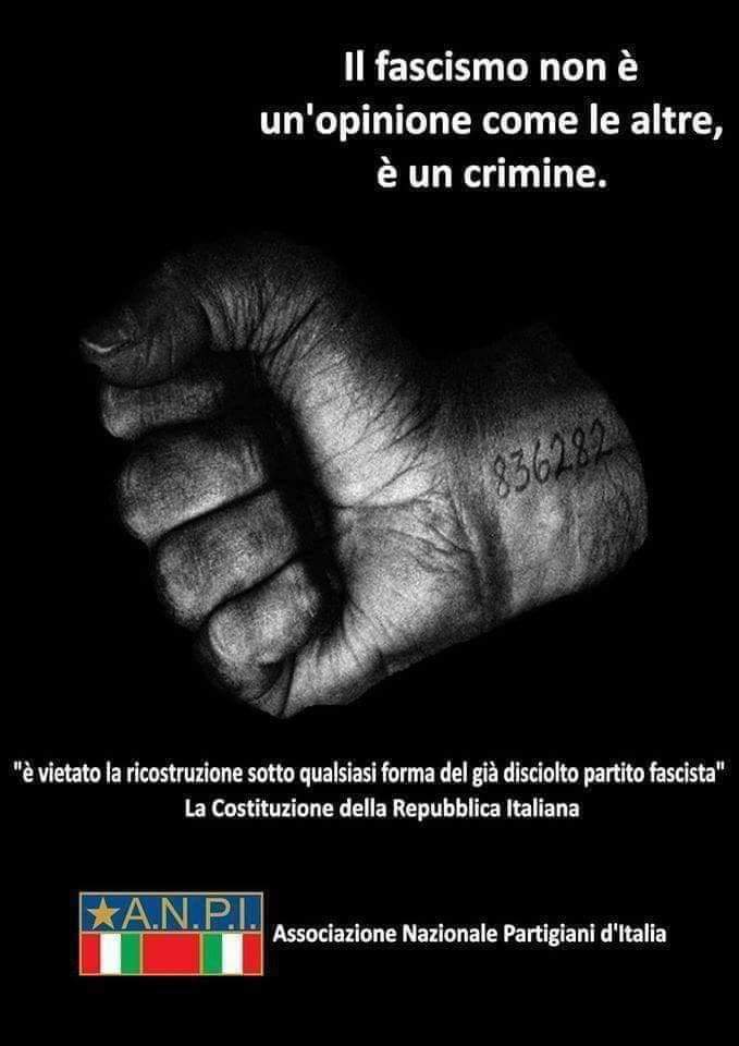 A_Castrofino's tweet photo. Perché la verità storica non può essere dimenticata ne distorta

#25aprile #Liberazione #Italia #partigiani #costituzione https://t.co/D3Q21htJlu