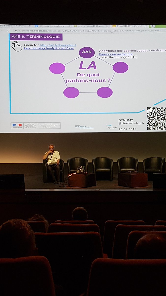 GillesDefilippi's tweet photo. @HuguesLabarthe nous parle des Learning Analytics @DANECreteil @DANE_94_Creteil @NARI_DANE94 https://t.co/VOWgHIaUwE
