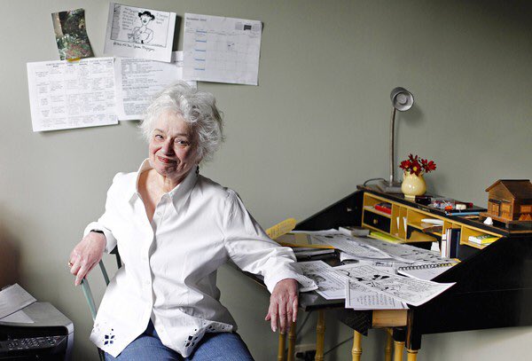 Today in Comics History: Happy 80th birthday to \"Sylvia\" cartoonist Nicole Hollander, born on April 25, 1939. 
