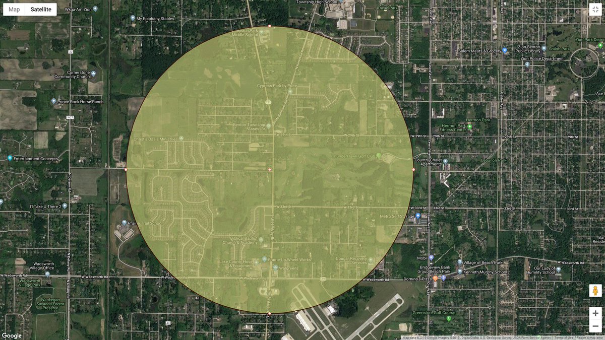 UPDATE: This appears to be an Anhydrous Ammonia spill, which created a dangerous chemical cloud in the area of Green Bay Rd and 29th Street. DO NOT GET CLOSE TO THE AREA! Residents in a 1-mile radius, STAY INSIDE, WINDOWS CLOSED!
