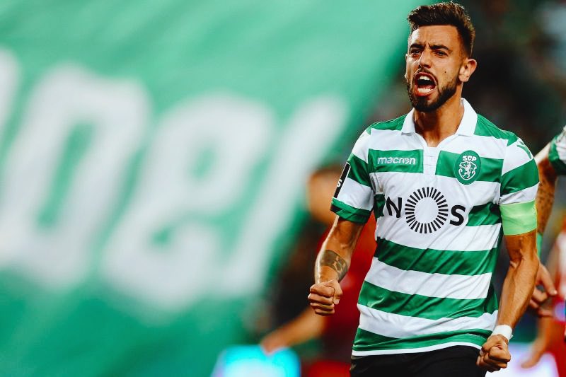 DeadlineDayLive's tweet photo. Manchester City, Manchester United and PSG are all after the signature of Sporting Lisbon's Bruno Fernandes, who has an £86m release clause. (Source: Daily Mirror) https://t.co/BdGsYzJxFW