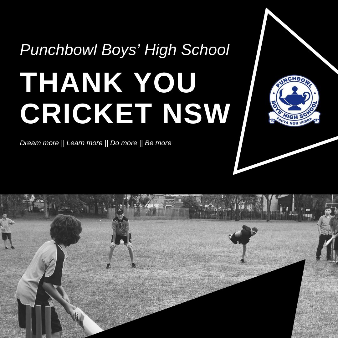 The Elements at Punchbowl Boys’ High School (@elementsatpbhs) on Twitter photo Punchbowl Boys’ High School would like to thank Cricket NSW for coming over and teaching our boys how to play the game during our ELA/Empower Me! Day for Term One.
#AlwaysAchieving @C_KazanisPBHS <a href="/CricketNSW/">Cricket NSW</a> Punchbowl Boys’ High School would like to thank Cricket NSW for coming over and teaching our boys how to play the game during our ELA/Empower Me! Day for Term One.
#AlwaysAchieving @C_KazanisPBHS <a href="/CricketNSW/">Cricket NSW</a>