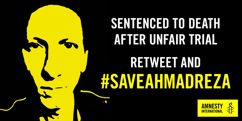 Today marks 3 years since academic and doctor Ahmadreza Djalali has been jailed in Iran. He was sentenced to death after a grossly unfair trial and is in urgent need of medical care. We join the UN in urging Iran’s <a href="/khamenei_ir/">Khamenei.ir</a> to release him immediately! RT &amp; #SaveAhmadreza
