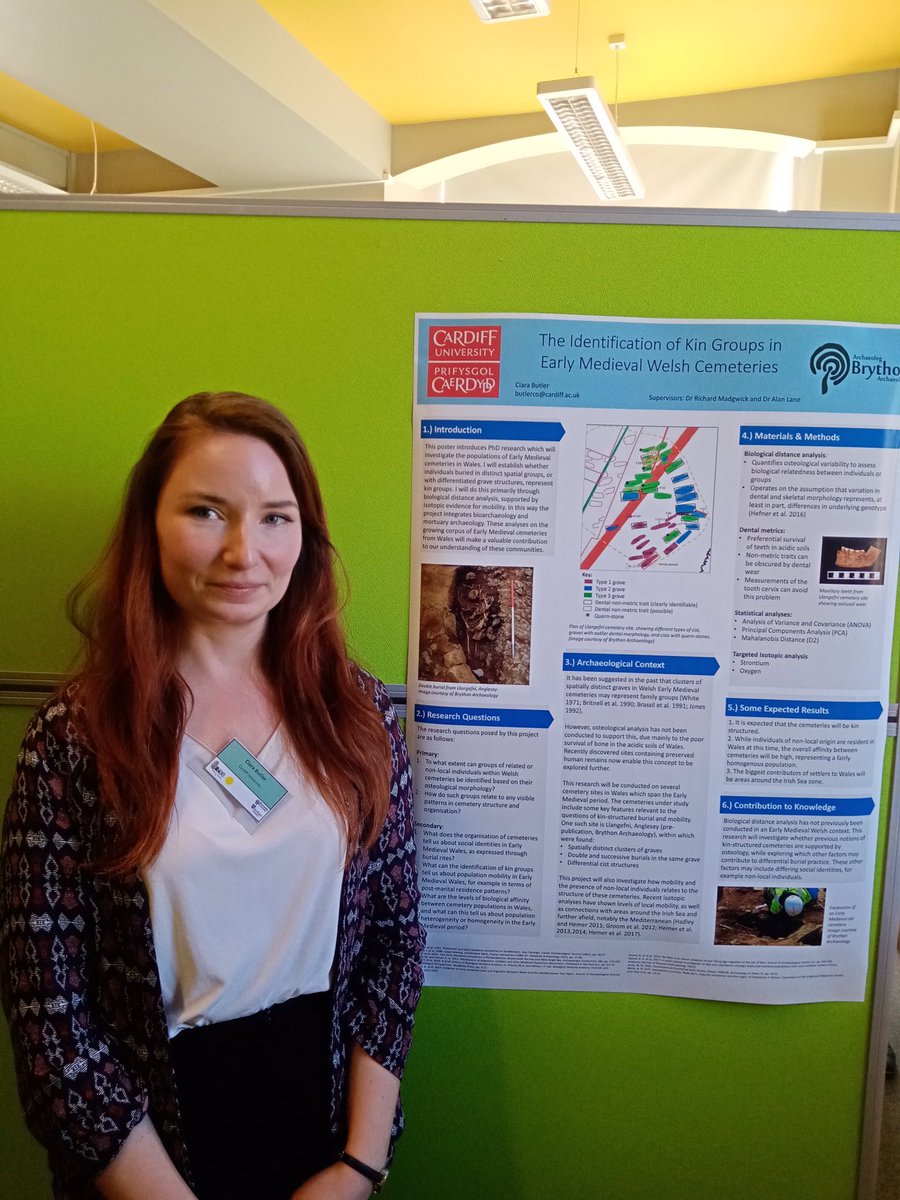 Last week our #osteoarchaeology PhD student Ciara, whose birthday it is today, presented a poster at the <a href="/earlymedarch/">EMASS 2020</a> #EMASS2019 in <a href="/durham_uni/">Durham University</a> and <a href="/UniofNewcastle/">Newcastle University</a>! Ciara is undertaking her research <a href="/cardiffuni/">Cardiff University</a>. Happy Birthday Ciara! <a href="/cardiffarchaeo1/">cardiffarchaeology</a> #archaeology #phd #research
