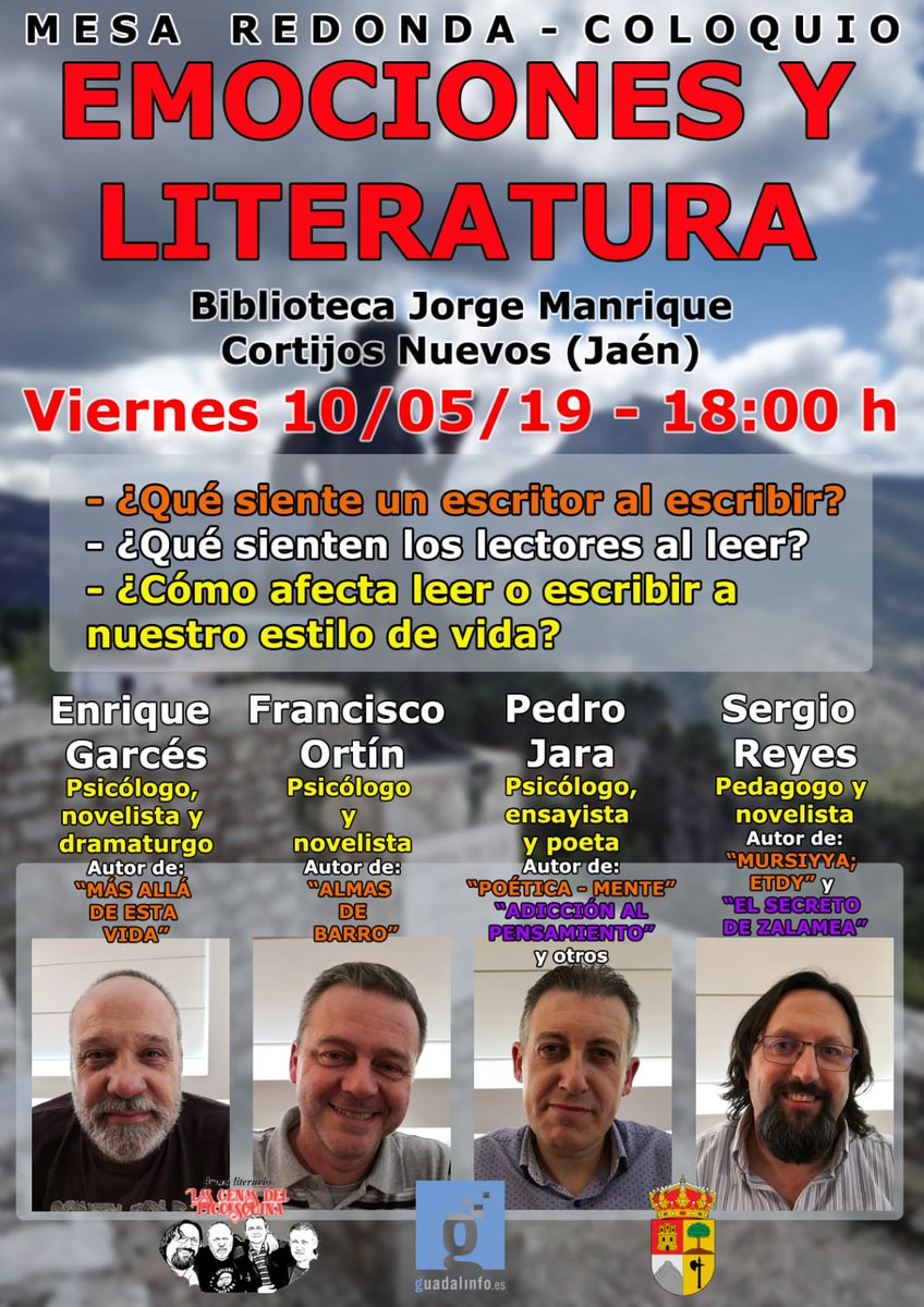 OrtinFran's tweet photo. Seguiremos viviendo momentos intensos en esta senda. Grupo Literario Las cenas del Picoesquina.
@RedGuadalinfo
@CGSeguraSierra
@SierraAlbacete
#literariospicoesquina https://t.co/9S62uOfybM https://t.co/MrN4QNdqab https://t.co/Z5VVlMVYXL