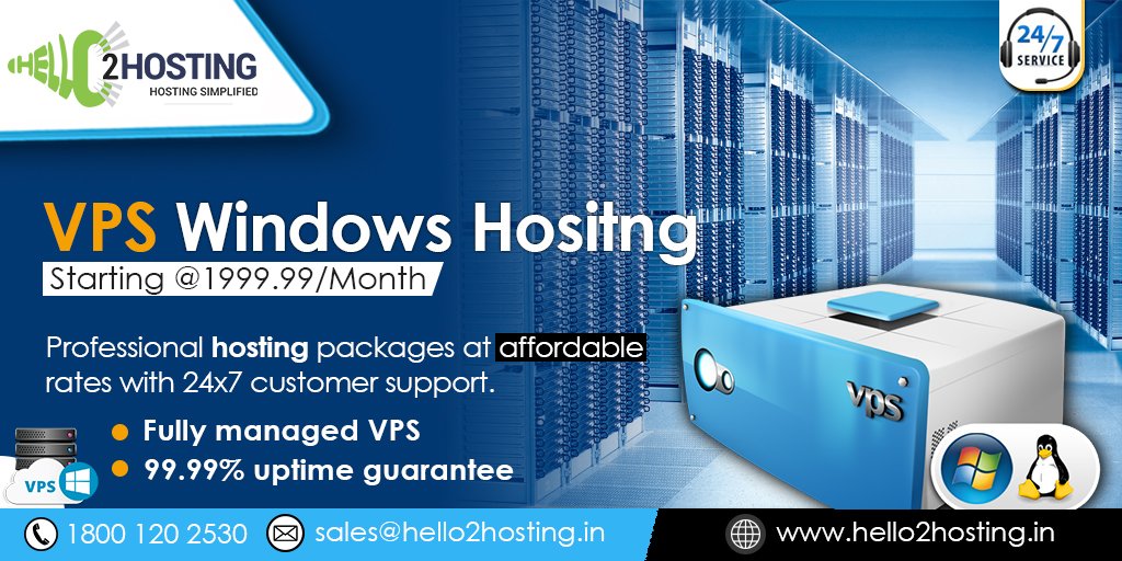 Hello2HostingIn's tweet image. #Hello2Hosting :  Get the reliable and high performance  #VPS #WindowsHosting packages at affordable #price with 24x7 #Support.

For more info: hello2hosting.in/hosting/vps-ho…