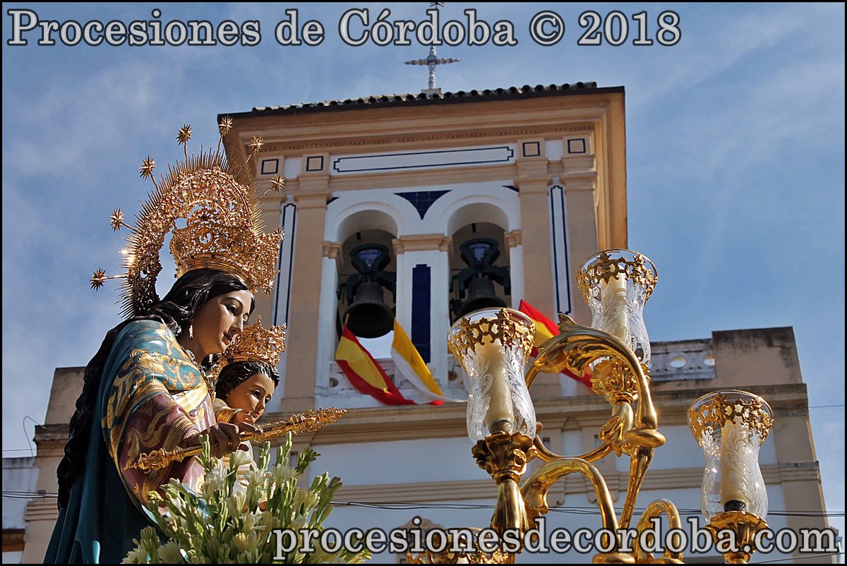 María Auxiliadora Coronada saldrá a la calle en Rosario: procesionesdecordoba.com/maria-auxiliad…