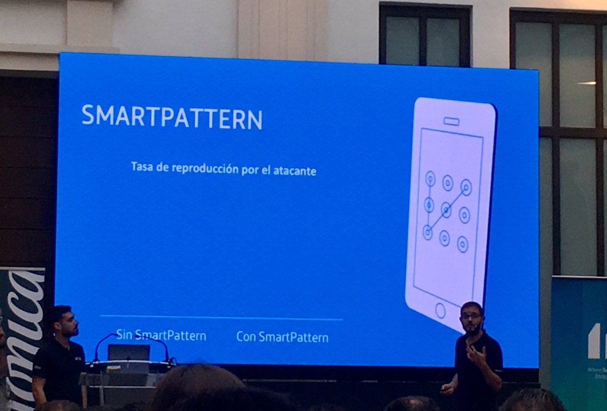 hagakura999's tweet image. #SIDandalucía #SID #SMARTPATTERN Sistemas seguros de desbloqueo
@ElevenPaths en el gran evento de Ciberseguridad que que se está celebrando en @MuseoAutomovilM organizado por @Telefonica