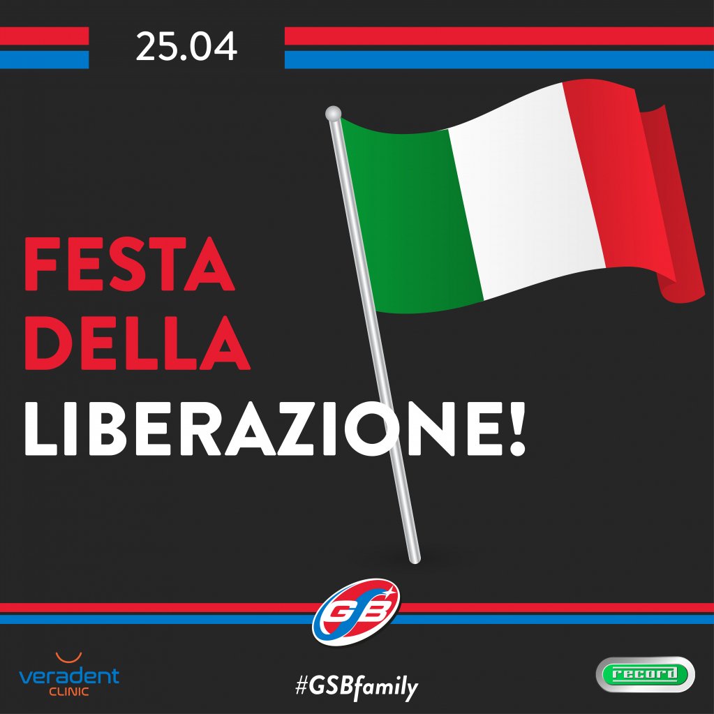gsb_bonatesotto's tweet photo. 🇮🇹
⠀
25 aprile, festa della liberazione.
⠀
"Ai vecchi perché ricordino, ai giovani, perché sappiano quanto costa riconquistare la libertà perduta" - Sandro Pertini
⠀
#GSB | #GruppoSportivoBonate | #GSBproud | #GSBfamily | #rossoblu | #bonatesotto | #25aprile #liberazione https://t.co/JtNLS4sOh6