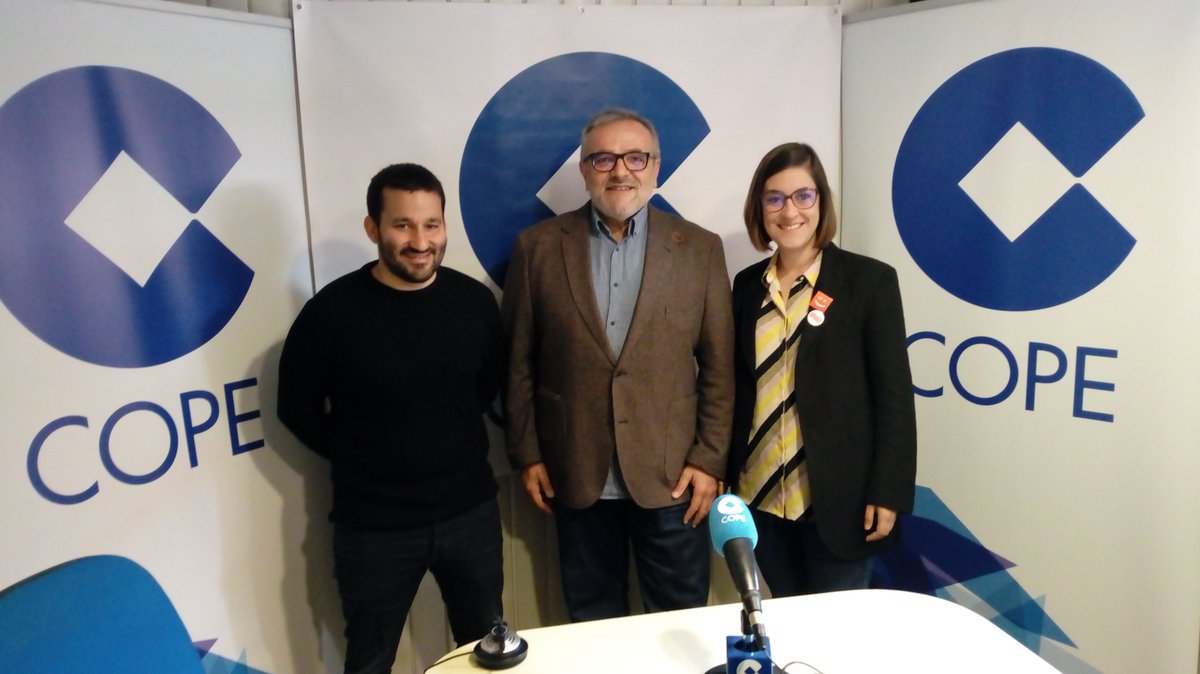 copecastellon's tweet photo. Visitan #CopeMásCS desde @compromis @MartaSorli_ y @VicentMarza para contarnos sus preocupaciones y propuestas #Imparables electorales #28A 
101.6 FM y https://t.co/9OvH7sB3jD https://t.co/ADQsCg8UjT