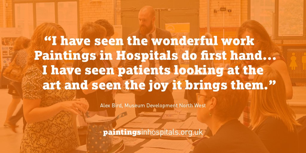 artinhospitals's tweet photo. “I want to challenge museums to think outside of the box...” | @AlexBirdMuseum on museums' role in our wellbeing and working with Paintings in Hospitals https://t.co/pi8hAp7uc4 #60Voices #culturehealth #museums #ThursdayThoughts https://t.co/xfIAcGvtX2