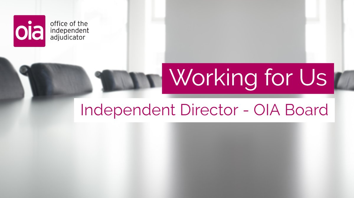 oiahe's tweet photo. Our current vacancies:

🔸 Independent Director - OIA Board [closing date: 6 May 2019]
🔸 Communications Officer [closing date: 13 May 2019]

Interested in applying? please viist our website to find out more
🔗 https://t.co/MUFqANZKVf

#jobs #commsjobs #directorjobs https://t.co/4ussNvs1f0