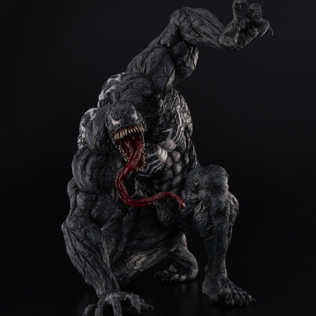 hobbylink's tweet photo. #SpiderMan's number-one foe, #Venom, helps #Sentinel launch their new #Sofbinal lineup of high-end soft vinyl figures! Check out that detailed sculpt, and order this 40cm-tall bad guy for your collection today! #Marvel https://t.co/Swp86VQfuB https://t.co/uDf4WNE6ei